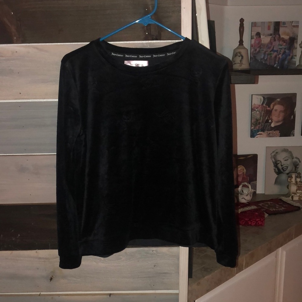 Juicy Couture Black Valor Sweater w/logo